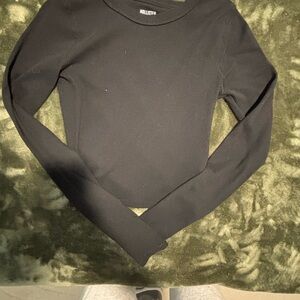 Hollister Women's Black Long Sleeve Top